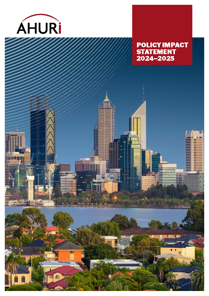 Front cover of AHURI Policy Impact Statement 2024-25