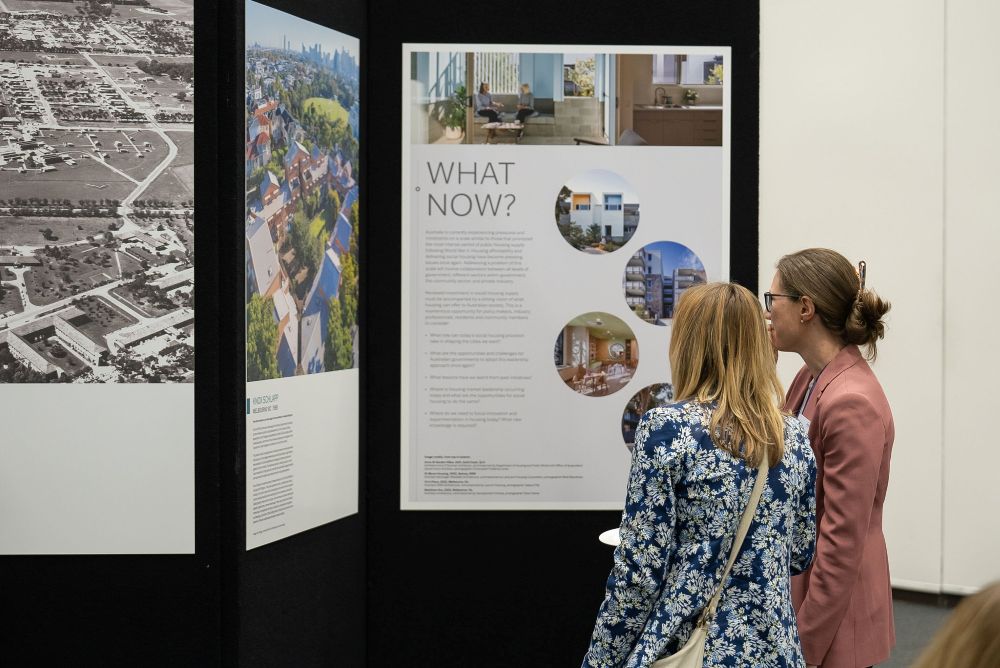 Display of the exhibition at the Australian Homelessness Conference, 2024, Adelaide, SA
