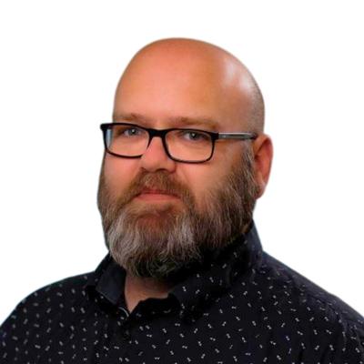 Headshot of Shaun Middlebrook. He is wearing glasses.