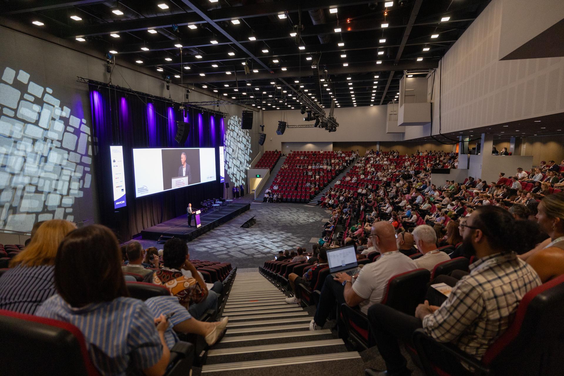 Crowd in opening session at Australian Homelessness Conference 2026